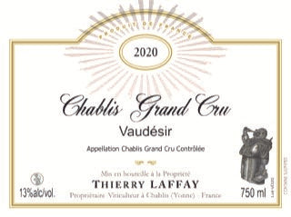2020 Domaine Thierry Laffay Chablis Grand Cru 'Vaudesir'
